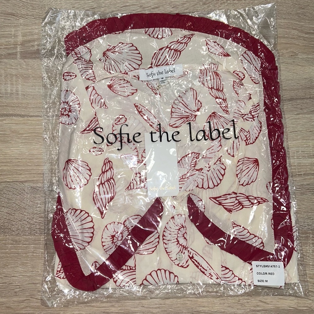 SOFIE THE LABEL shell printed Set NWT - image 5
